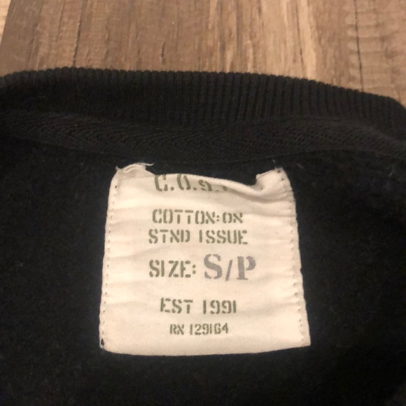 Black Cotton On Sweatshirt - Picture 4 of 5